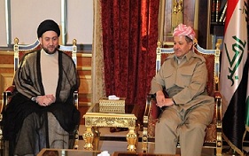  رئيس أقليم كردستان مسعود بارزاني
