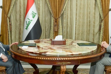 رئيس الجمهورية فؤاد معصوم يستقبل السيد أسامة النجيفي