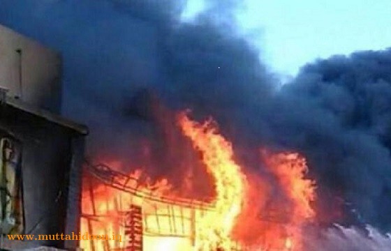 حريق في مخازن مفوضية الانتخابات العراقية