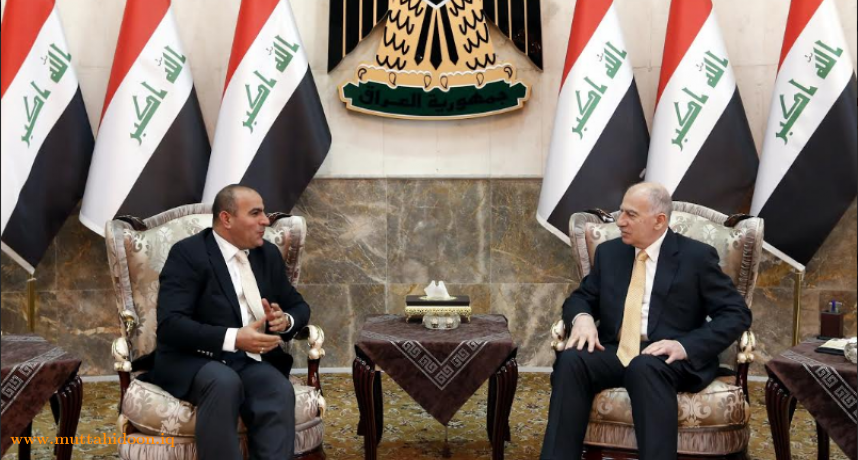 السيد أسامة النجيفي يستقبل السيد أشرف أمين الخصاونة سفير المملكة الأردنية الهاشمية في العراق