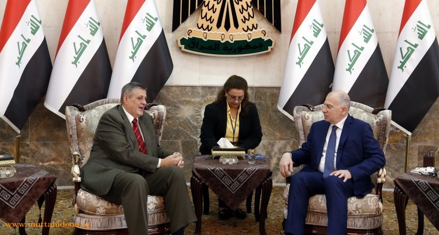السيد أسامة عبد العزيز النجيفي يستقبل السيد يان كوبيتش ممثل الأمين العام للأمم المتحدة في العراق