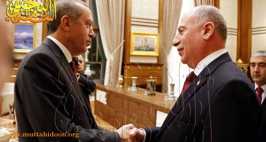 فخامة رجب طيب اردوغان رئيس الجمهورية التركية ، يلتقي السيد أسامة عبد العزيز النجيفي رئيس ائتلاف متحدون للإصلاح