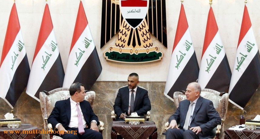 السيد أسامة عبد العزيز النجيفي يستقبل السيد ستيوارت جونز سفير الولايات المتحدة الأميركية في العراق