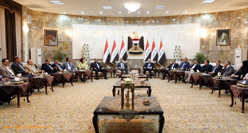 السيد أسامة عبد العزيز النجيفي يترأس اجتماعا موسعا حضره السادة وزراء ونواب