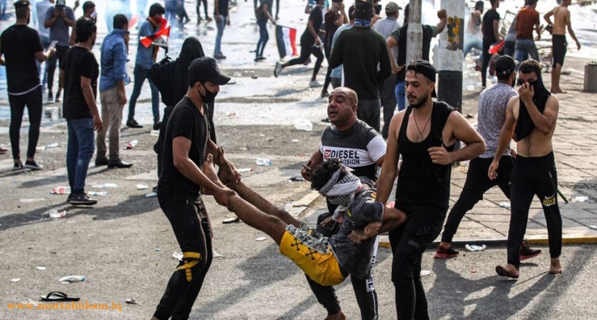 ​إصابات بين صفوف المحتجين بحالات طعن 
