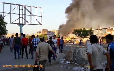 الاحتجاجات التي تشهدها محافظات العراق الجنوبية